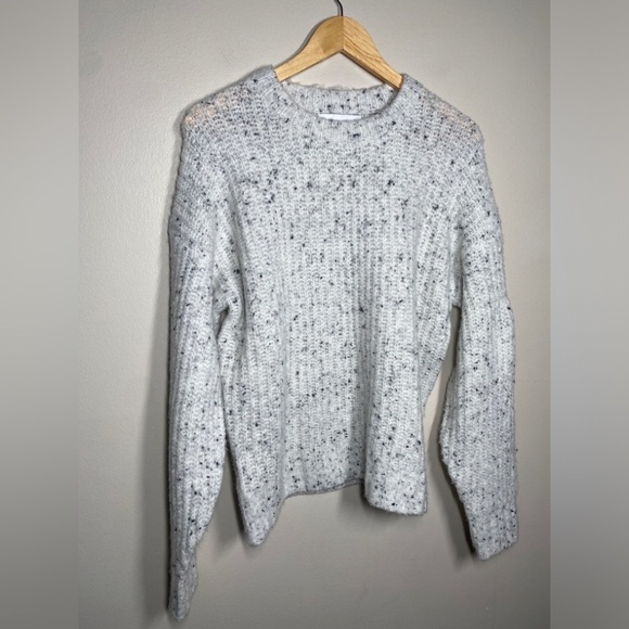 John + Jenn Anthropologie Louie Crewneck Knit Sweater in “Snowfall” - Picture 4 of 8